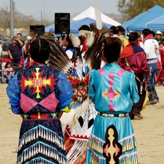 Group of people dressed in traditional garments