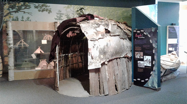 Historical display of dwelling